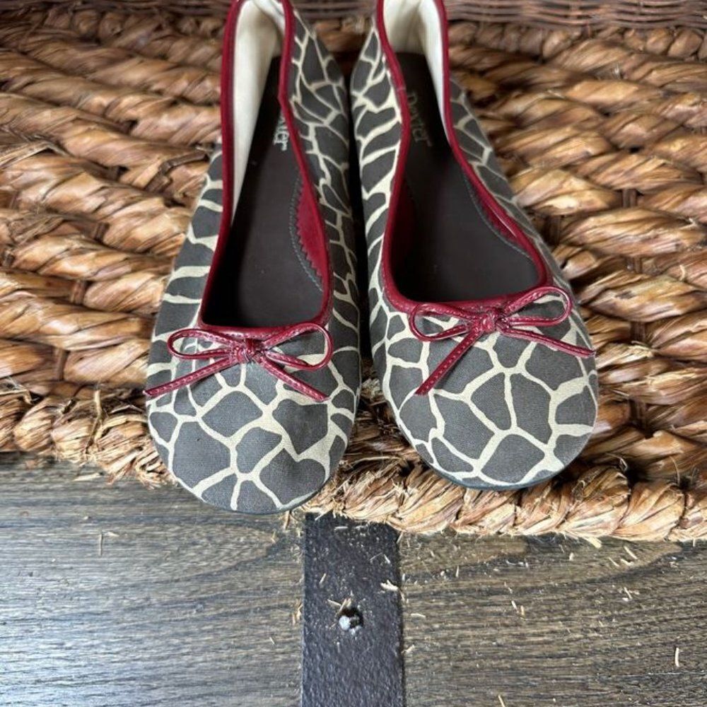 Dexter Sz 8 Women's Animal Print‎ Slip On Flat Shoes - Picture 5 of 7
